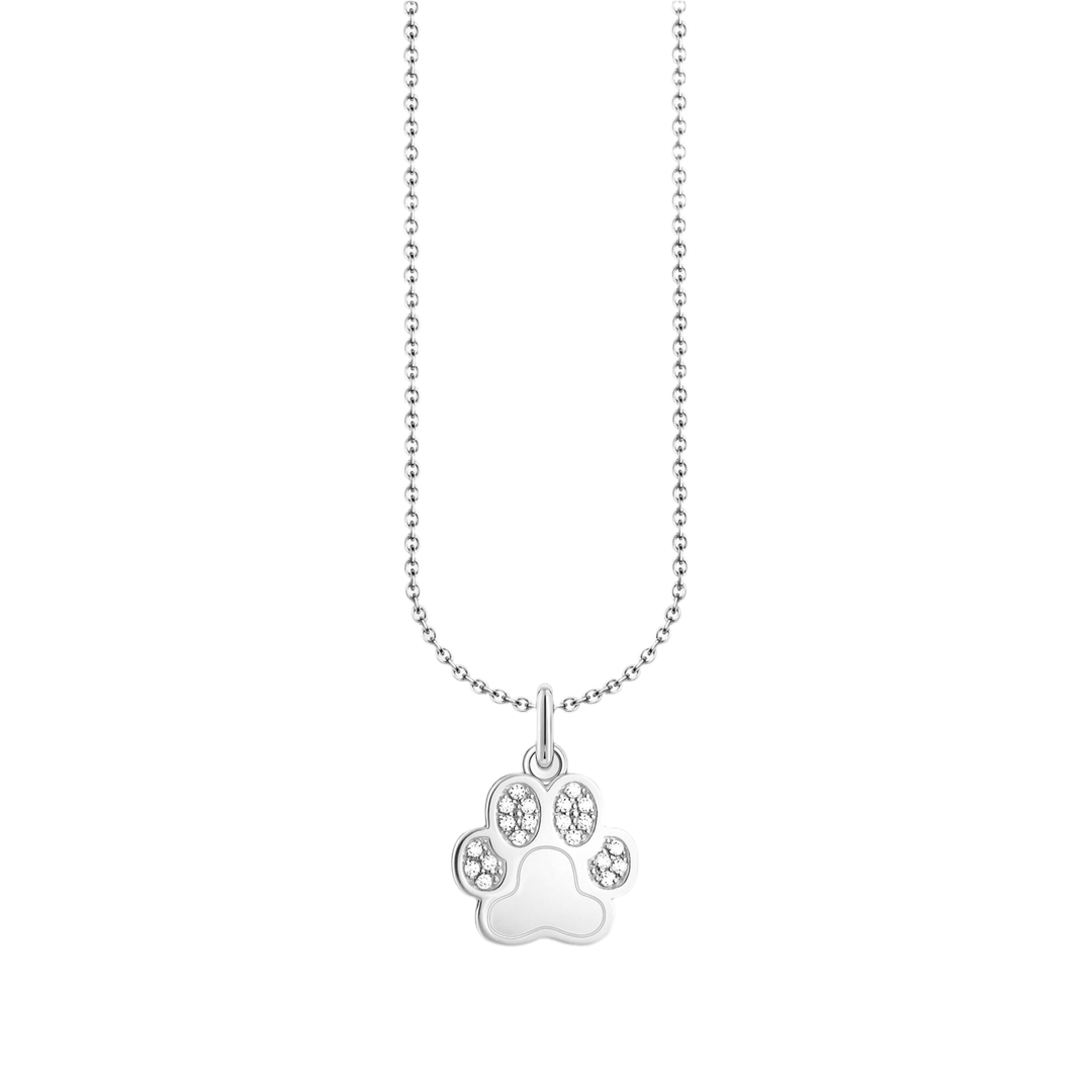 Thomas Sabo Silver Paw Print Pendant Necklace - MococoThomas SaboKE2215 - 051 - 14 - L45V4051245581935Necklaces