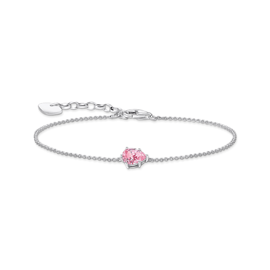 Thomas Sabo Silver Pink Drop CZ Bracelet - MococoThomas SaboA2159 - 051 - 9 - L19V10039716Bracelets