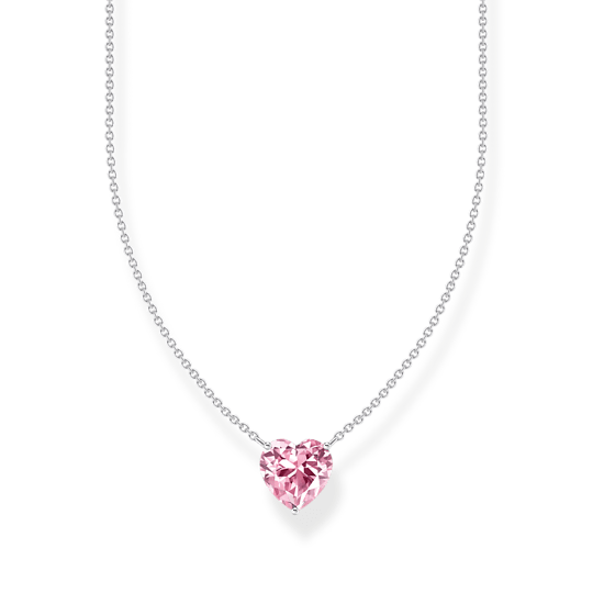Thomas Sabo Silver Pink Zirconia Heart Pendant Necklace - MococoThomas SaboKE2211 - 051 - 9 - L45V4051245579765Necklaces
