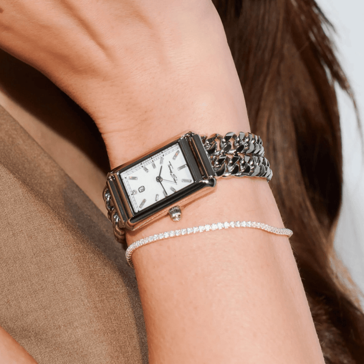 Thomas Sabo Silver Rectangular Elegance Watch - MococoThomas SaboWA0428-201-201-22 MMWatches and Accessories