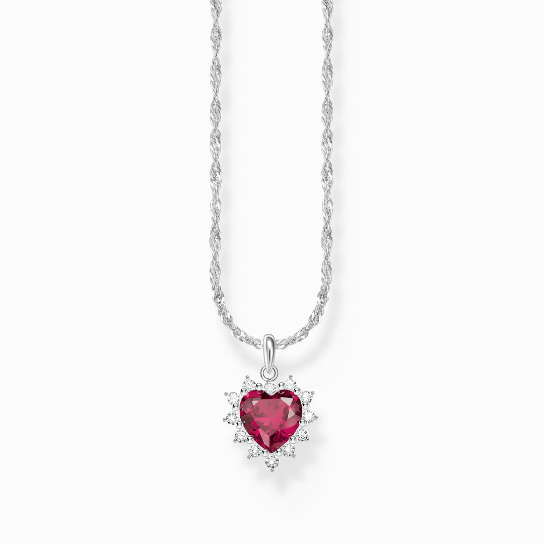 Thomas Sabo Silver Red Heart Romance Necklace - MococoThomas SaboKE2305 - 013 - 10 - L45V4051245604191Necklaces