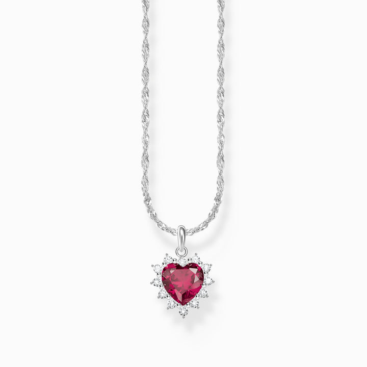 Thomas Sabo Silver Red Heart Romance Necklace - MococoThomas SaboKE2305 - 013 - 10 - L45V4051245604191Necklaces