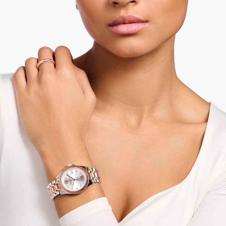 Thomas Sabo Silver & Rose Gold Small Dial Watch - MococoThomas SaboWA0219 - 272 - 201 - 33 mm4051245156355Watches and Accessories