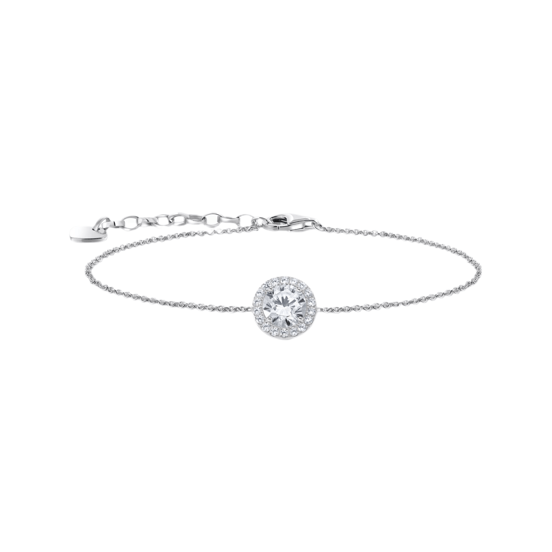 Thomas Sabo Silver Round Halo Bracelet - MococoThomas SaboA2166 - 051 - 14 - L19VBracelets