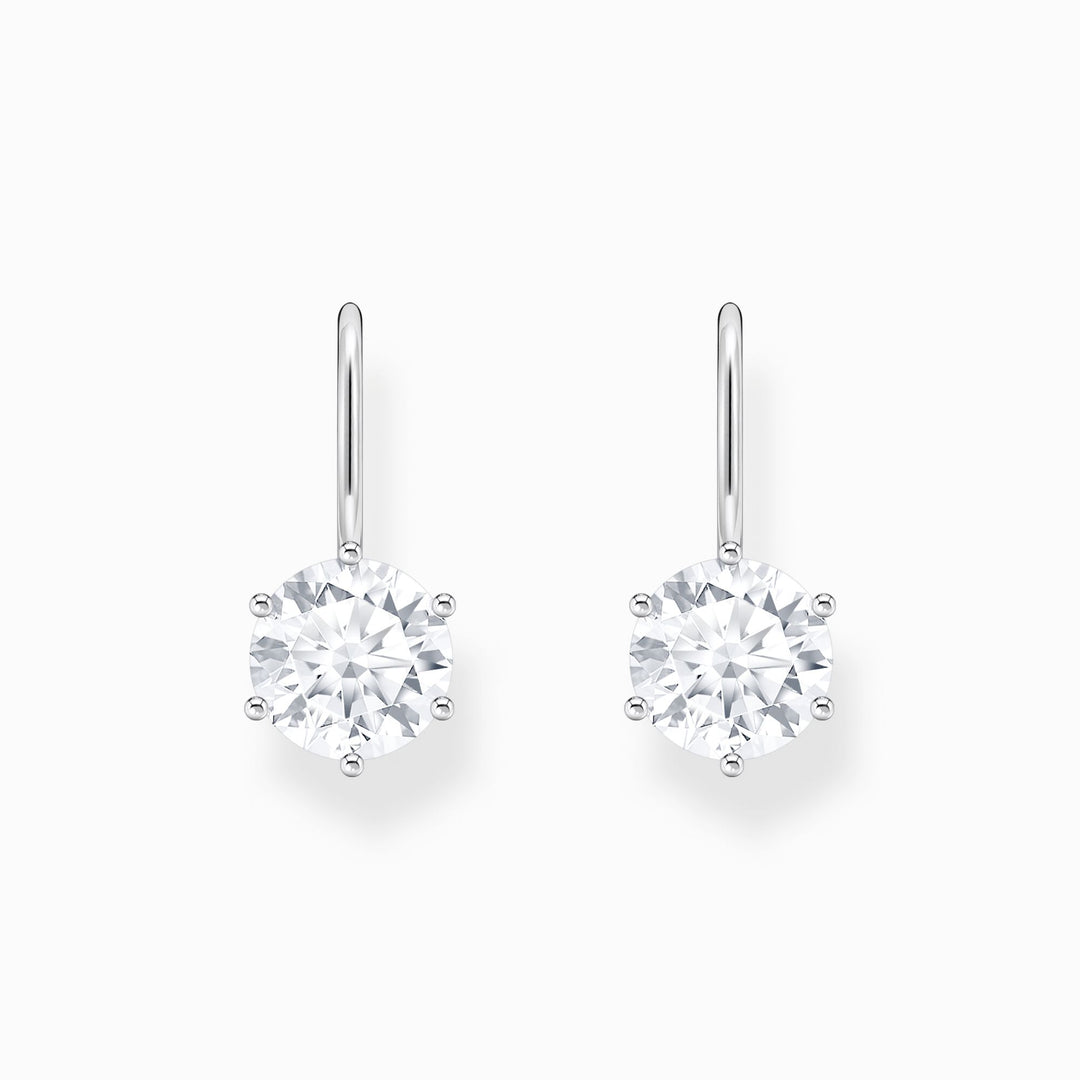 Thomas Sabo Silver Round Zirconia Drop Earrings - MococoThomas SaboH2287 - 051 - 144051245579734Earrings