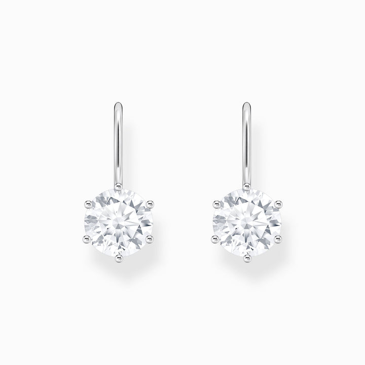 Thomas Sabo Silver Round Zirconia Drop Earrings - MococoThomas SaboH2287 - 051 - 144051245579734Earrings
