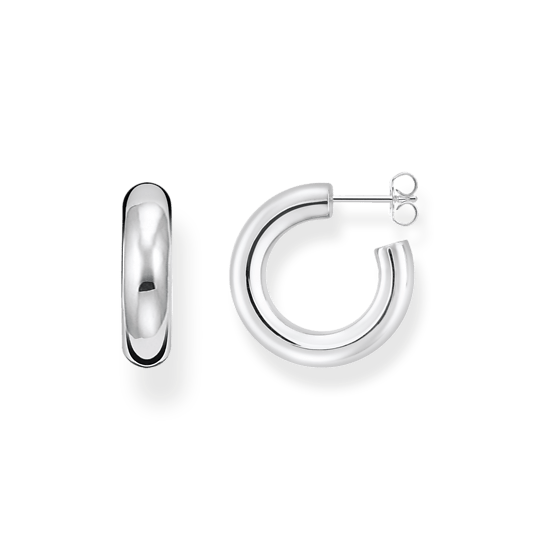 Thomas Sabo Silver Small Chunky Hoop Earrings - MococoThomas SaboCR635 - 001 - 2110003133Earrings