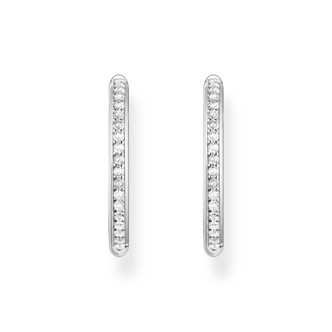 Thomas Sabo Silver Sparkling Heritage Pave Hoop Earrings - MococoThomas SaboCR673 - 051 - 144051245504309Earrings