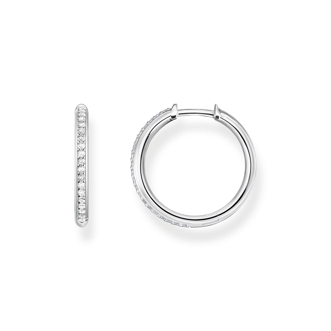 Thomas Sabo Silver Sparkling Heritage Pave Hoop Earrings - MococoThomas SaboCR673 - 051 - 144051245504309Earrings