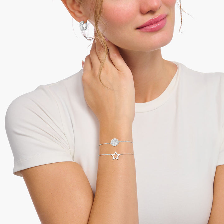 Thomas Sabo Silver Star Chain Bracelet - MococoThomas SaboA2162 - 001 - 21 - L19V4051245582086Bracelets