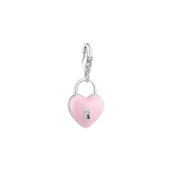 Thomas Sabo Silver Three Dimensional Pink Enamel Heart Charm - MococoThomas Sabo2071 - 691 - 94051245562019Charms