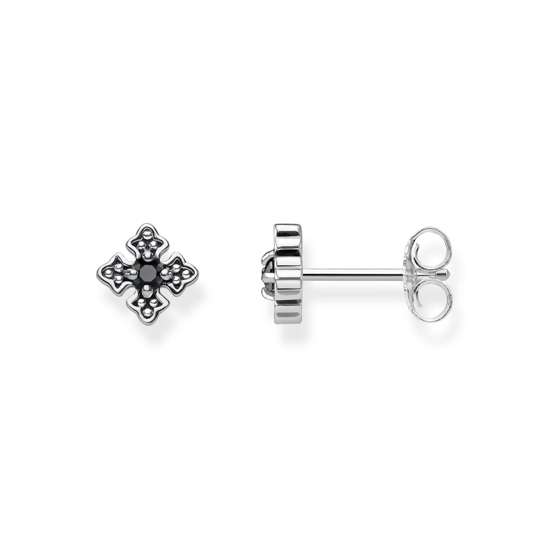 Thomas Sabo Silver Vintage Cross Black CZ Stud Earrings - MococoThomas SaboH2021 - 643 - 114051245398298Earrings