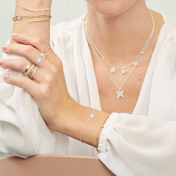 Thomas Sabo Silver White CZ Butterfly Necklace - MococoThomas SaboKE2101 - 051 - 14 - L45V4051245501896Necklaces
