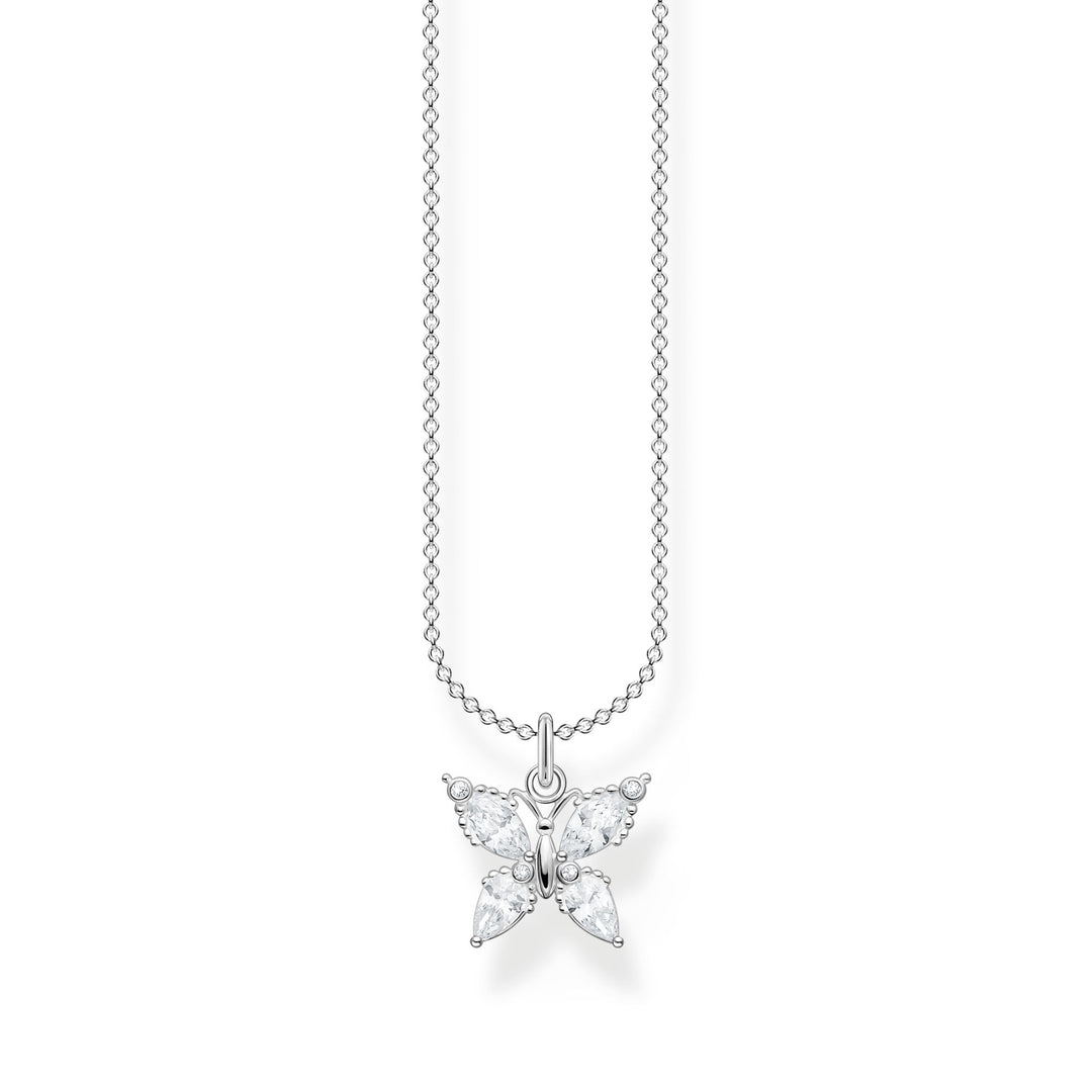 Thomas Sabo Silver White CZ Butterfly Necklace - MococoThomas SaboKE2101 - 051 - 14 - L45V4051245501896Necklaces