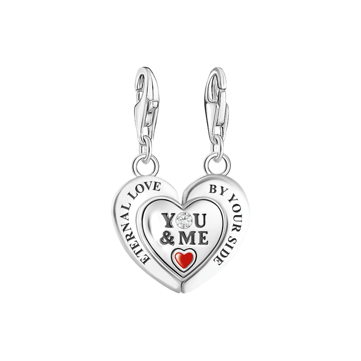 Thomas Sabo Silver You & Me Heart Shape Charm - MococoThomas Sabo2108 - 691 - 214051245562088Charms