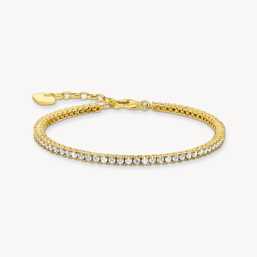Thomas Sabo Yellow Gold Tennis Bracelet - MococoThomas SaboA2021-414-14-L19VBracelet