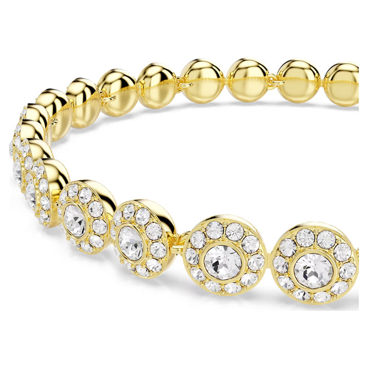 Swarovski Gold Una Angelic Round Cut Bracelet