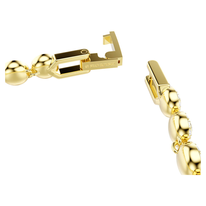Swarovski Gold Una Angelic Round Cut Bracelet