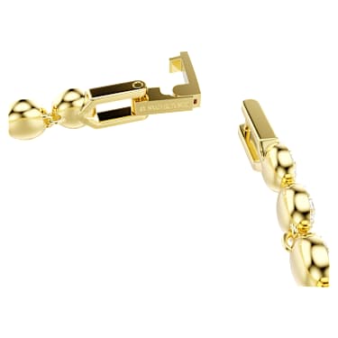 Swarovski Una Angelic Round Cut Bracelet 18K Gold Finish