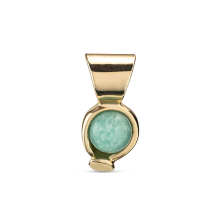 UNOde50 18K Gold - Plated Agate Stone Charm - MococoUNOde50CHA0136AZVORO0UCharms