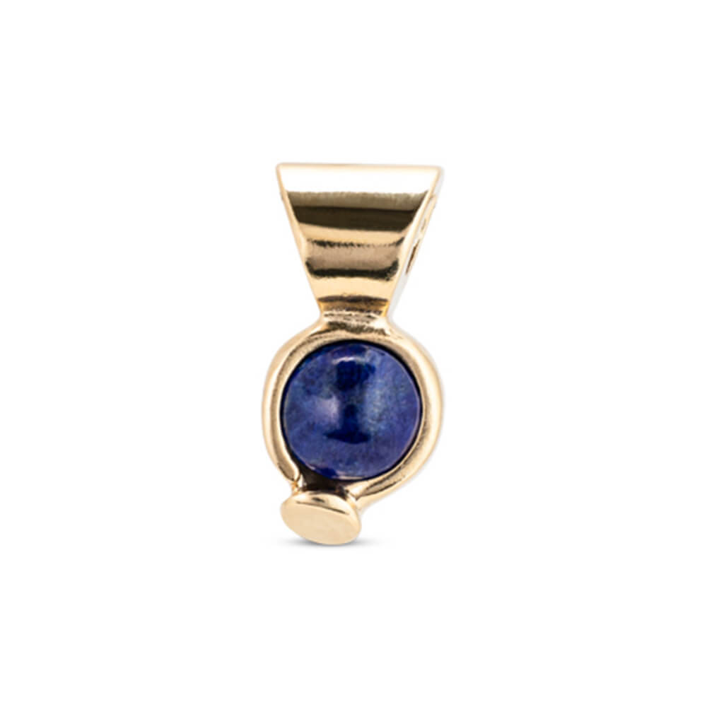 UNOde50 18K Gold - Plated Agate Stone Charm - MococoUNOde50CHA0136AZUORO0UCharms