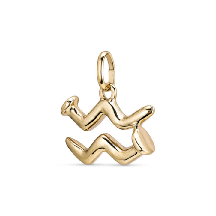 UNOde50 18K Gold - Plated Aquarius Shaped Charm - MococoUNOde50CHA0206OROACU0UCharms