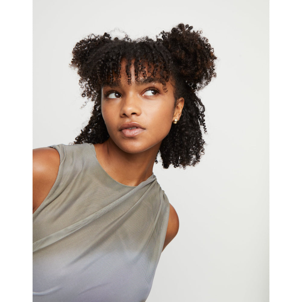 Unode50 18K Gold Plated Bead Shaped Stud Earrings image 1