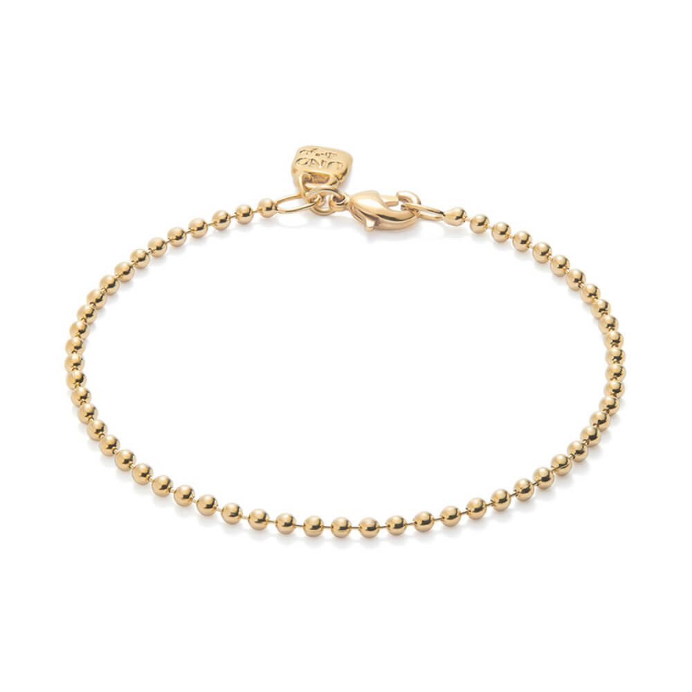 UNOde50 18K Gold - Plated Beaded Charms Bracelet - MococoUNOde50PUL2502ORO0000MBracelets