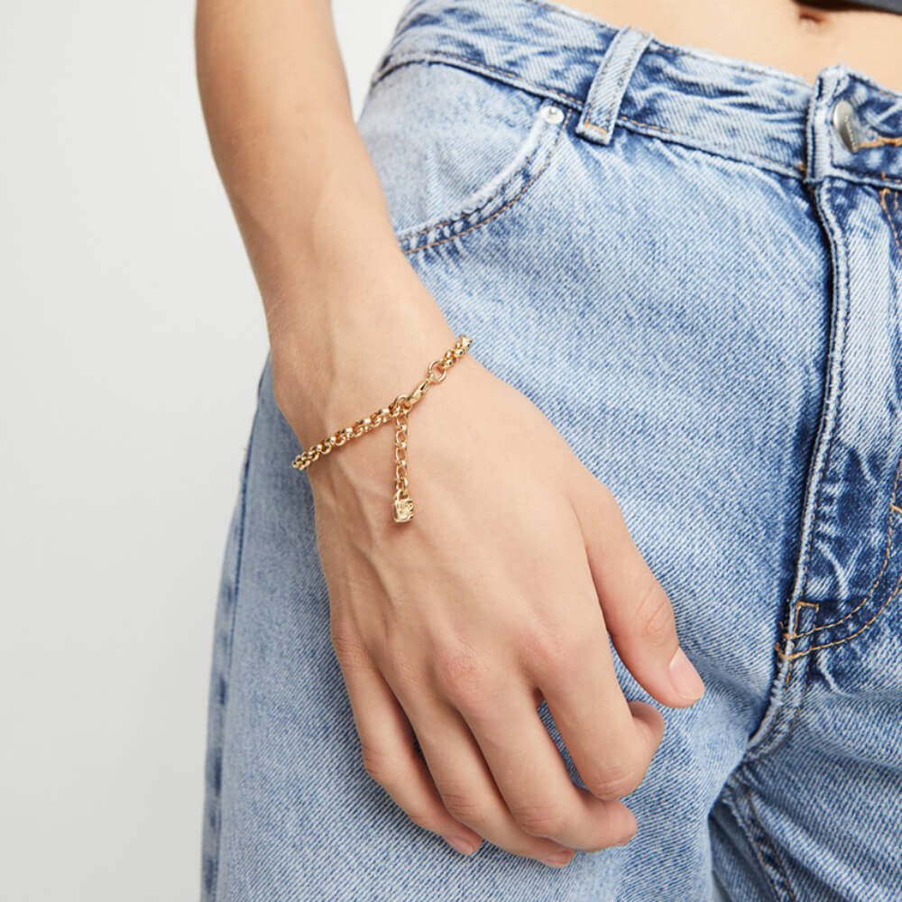 UNOde50 18K Gold - Plated Chain Bracelet - MococoUNOde50PUL2539ORO0000MBracelets