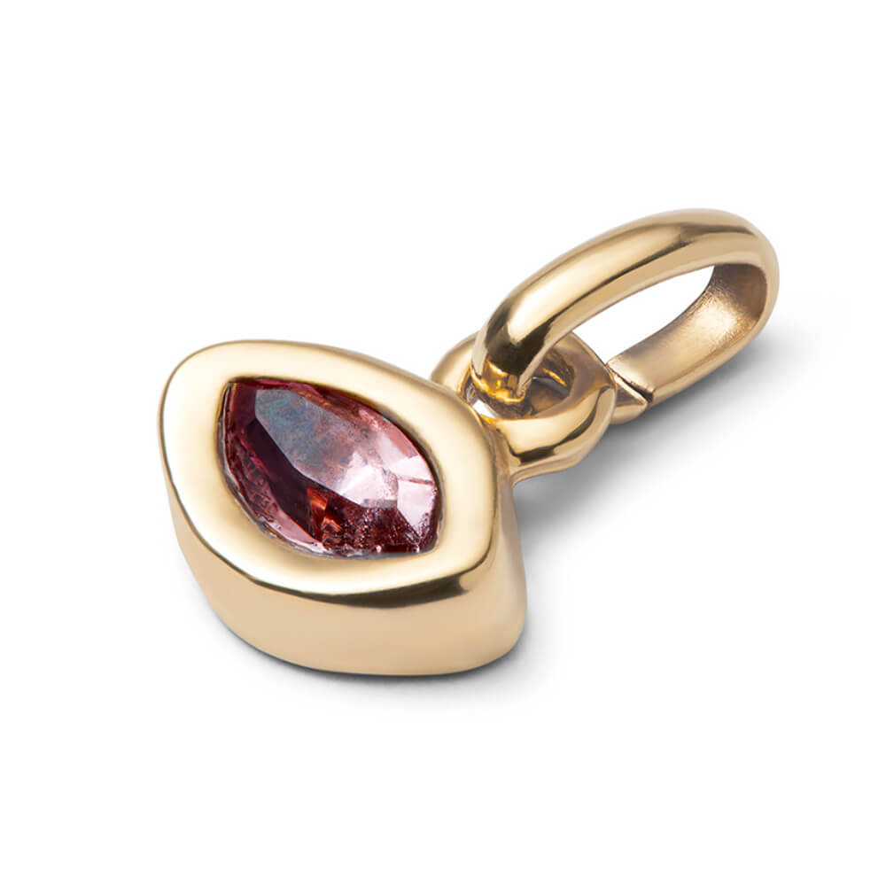 UNOde50 18K Gold - Plated Crystal Charm - MococoUNOde50Charms