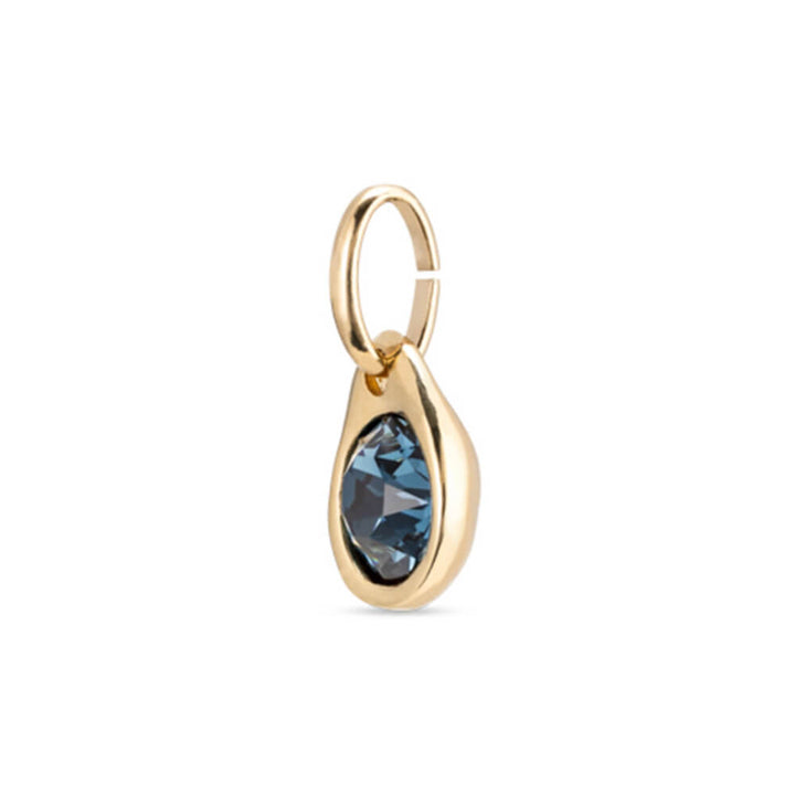 UNOde50 18K Gold - Plated Crystal Circular Charm - MococoUNOde50CHA0210AZUORO0UCharms
