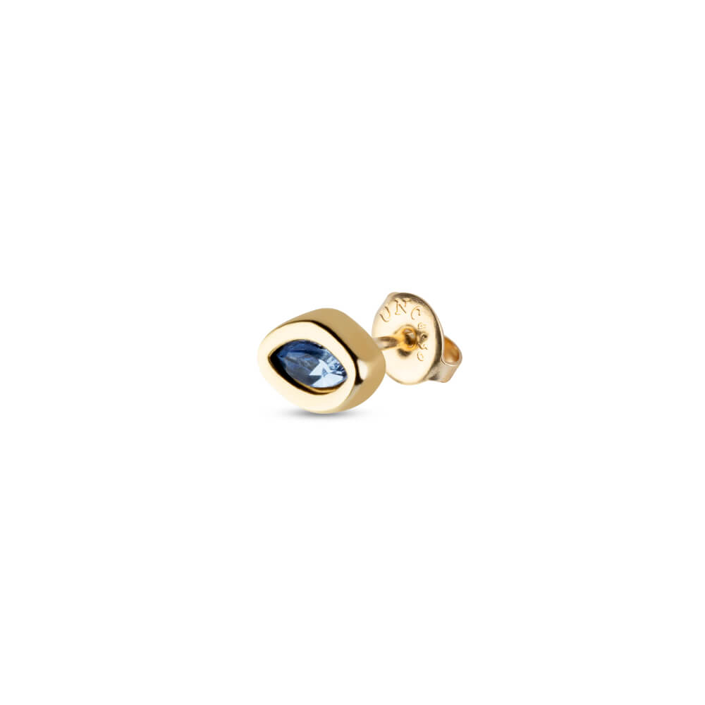 UNOde50 18K Gold - Plated Crystal Piercing - MococoUNOde50PIE0011RSAORO0UEarrings