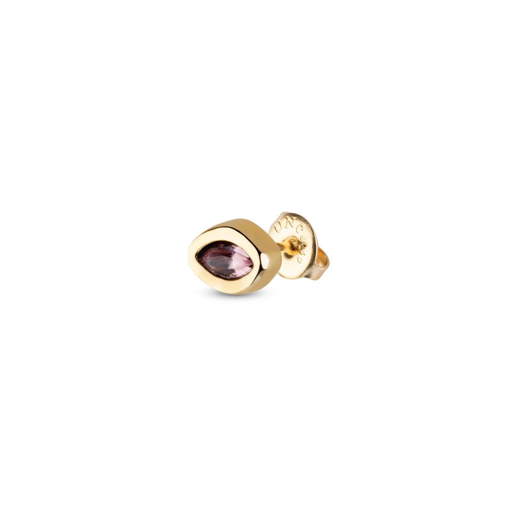 UNOde50 18K Gold - Plated Crystal Piercing - MococoUNOde50Earrings