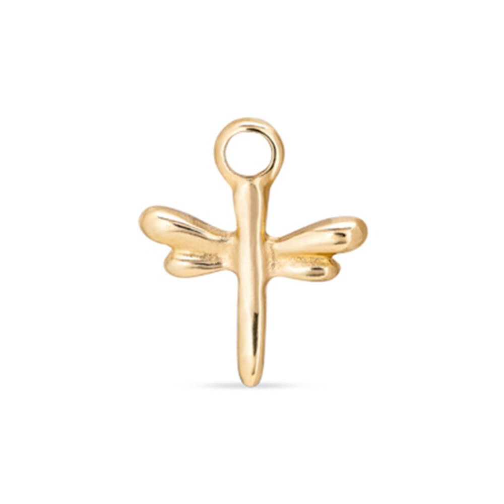 UNOde50 18K Gold - Plated Dragonfly Piercing Charm - MococoUNOde50CHP0030ORO0000UCharms