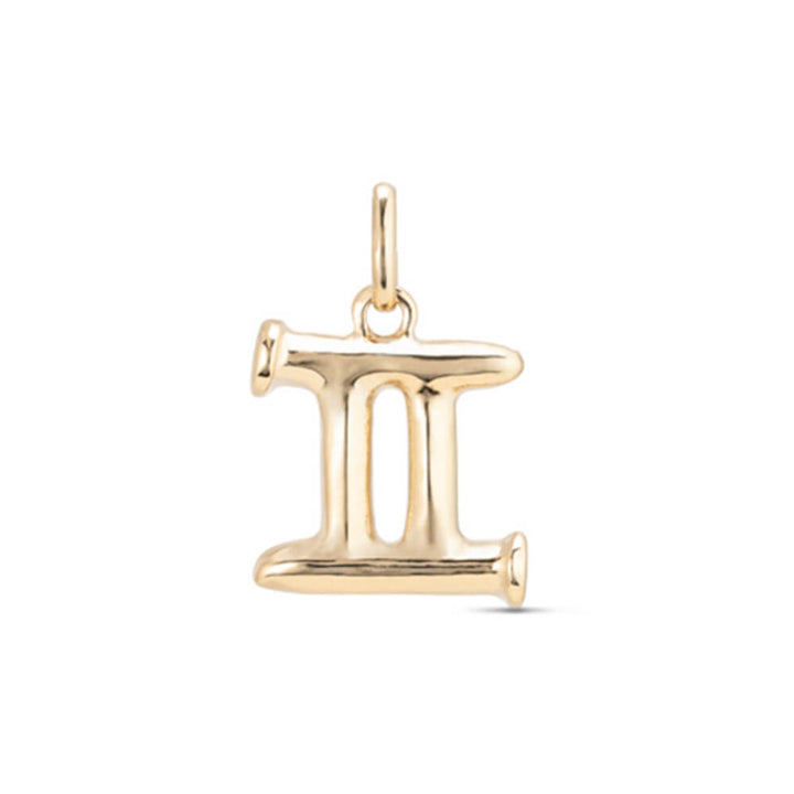 UNOde50 18K Gold - Plated Gemini Shaped Charm - MococoUNOde50CHA0198OROGEM0UCharms