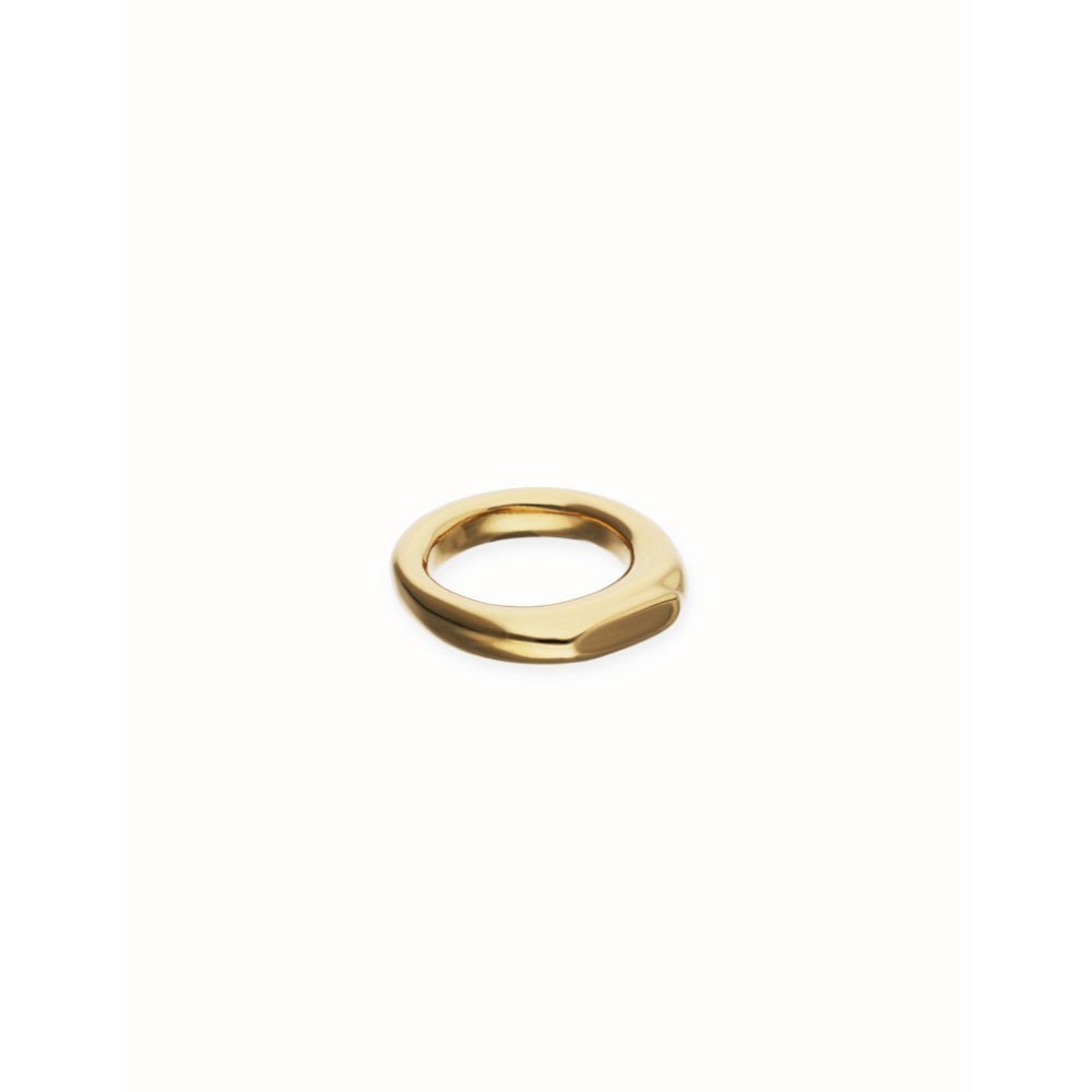 Unode50 18K Gold Plated Geometric Ring - MococoUNOde50ANI0853ORO00012Rings