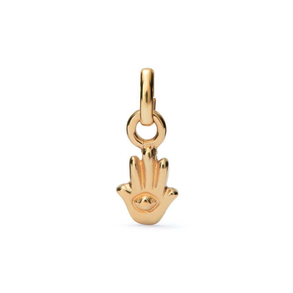 UNOde50 18K Gold - Plated Hamsa - Shaped Charm - MococoUNOde50CHA0259ORO0000UCharms