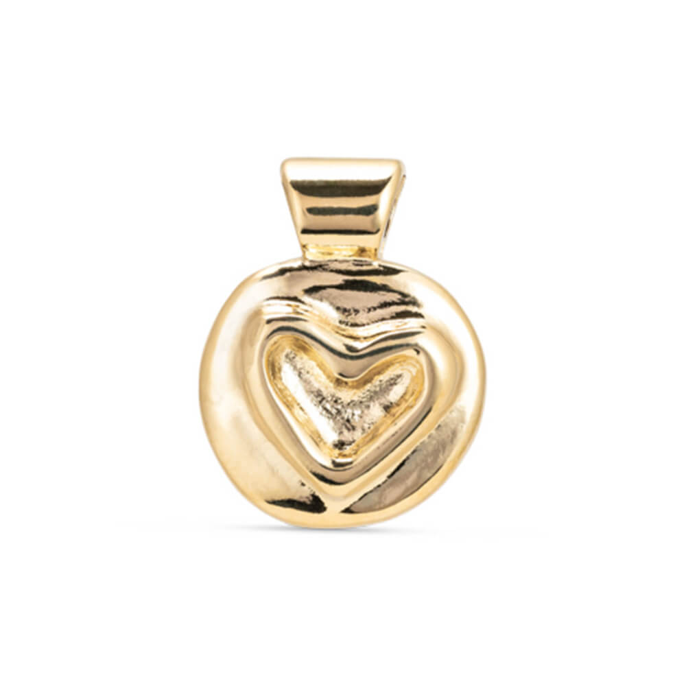 UNOde50 18K Gold - Plated Heart Charm - MococoUNOde50CHA0140ORO0000UCharms