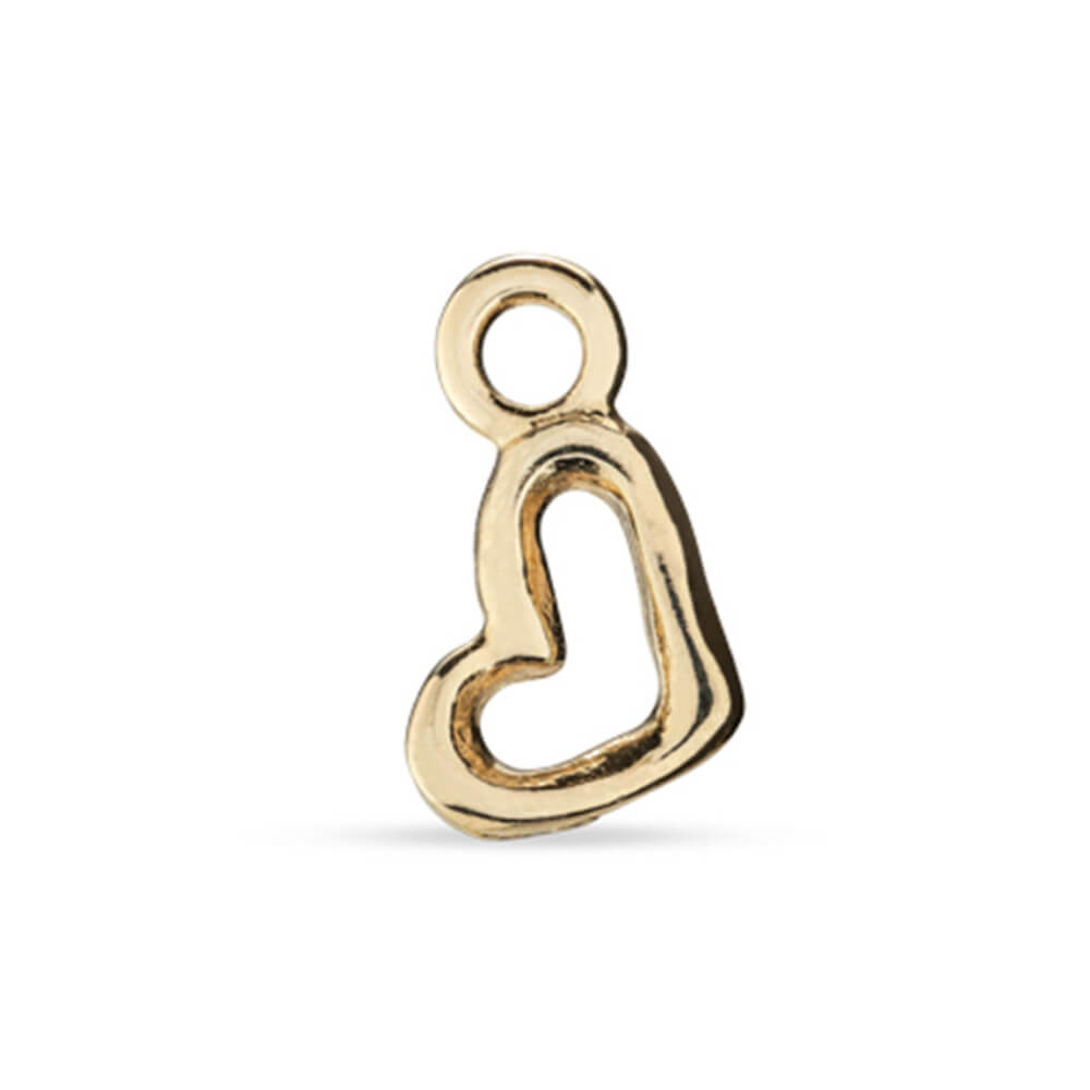 UNOde50 18K Gold - Plated Heart Piercing Charm - MococoUNOde50CHP0034ORO0000UCharms