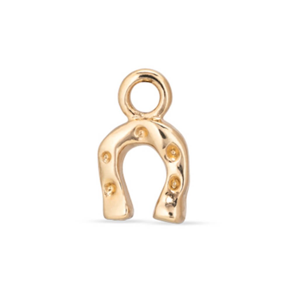 UNOde50 18K Gold - Plated Horseshoe Piercing Charm - MococoUNOde50CHP0031ORO0000UCharms