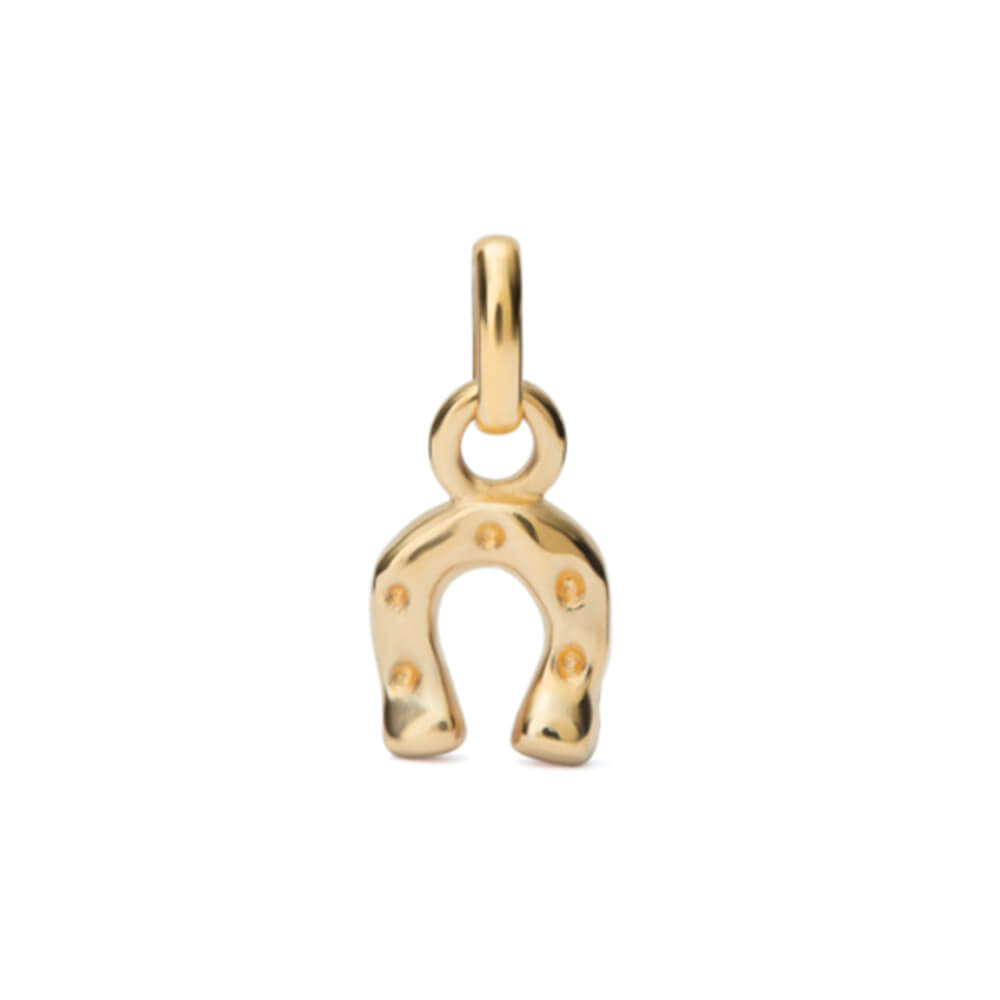 UNOde50 18K Gold - Plated Horseshoe - Shaped Charm - MococoUNOde50CHA0256ORO0000UCharms