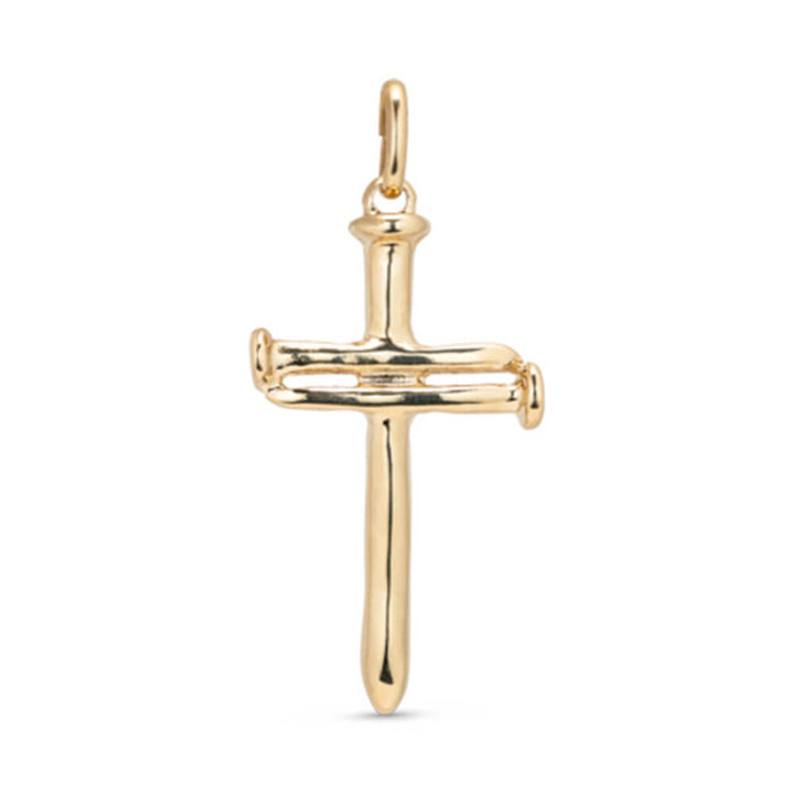 UNOde50 18K Gold - Plated Large Sized Cross Charm - MococoUNOde50CHA0146ORO0000UCharms