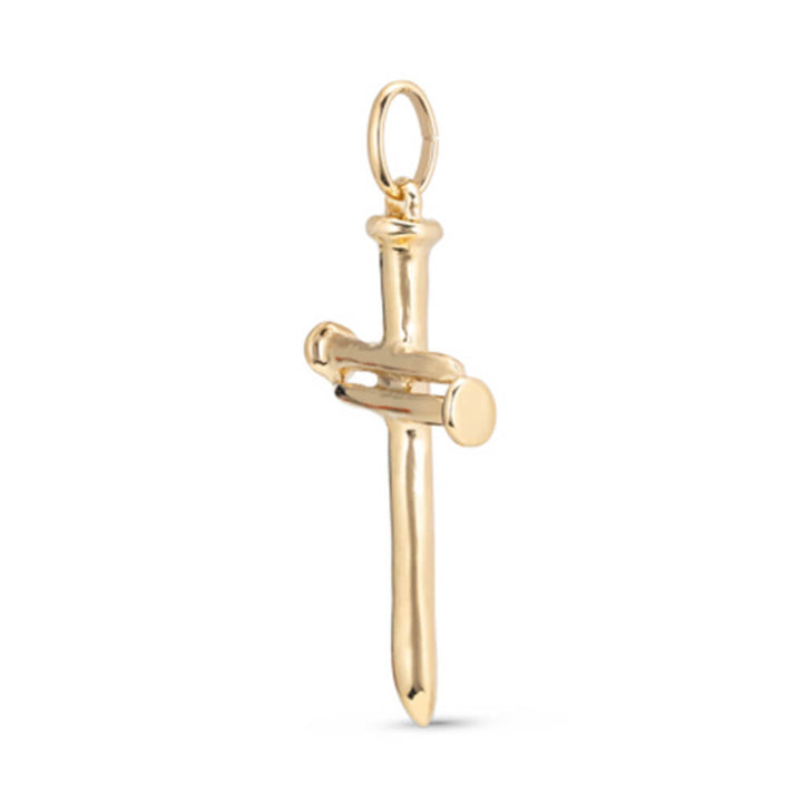 UNOde50 18K Gold - Plated Large Sized Cross Charm - MococoUNOde50CHA0146ORO0000UCharms