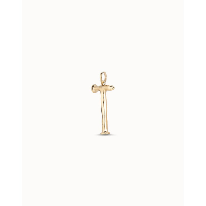Unode50 18K Gold Plated Large T Initial Charm - MococoUNOde50CHA0020-18KCharms