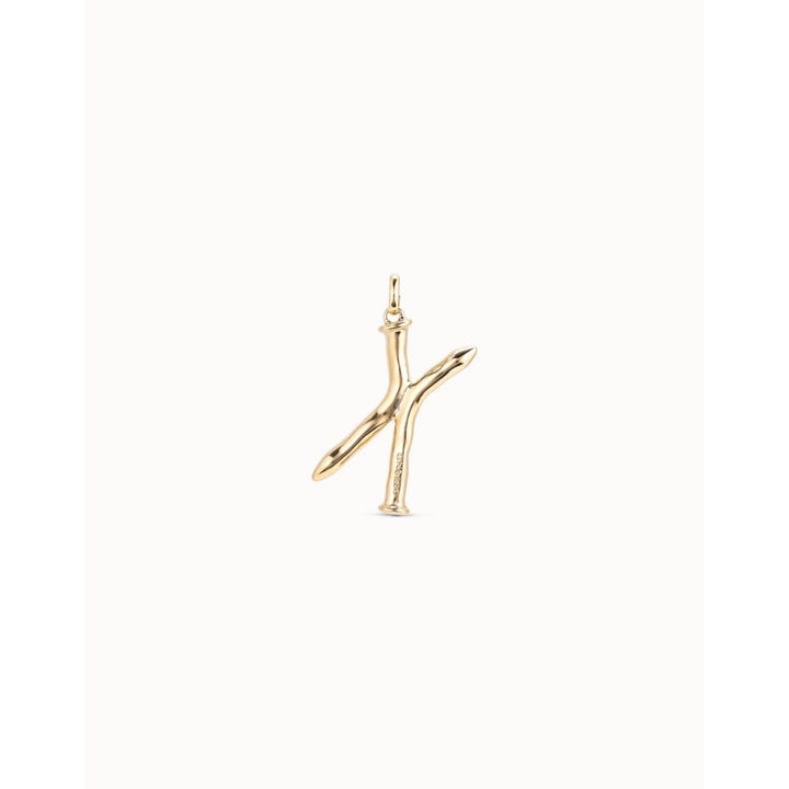 Unode50 18K Gold Plated Large X Initial Charm - MococoUNOde50CHA0024-18KCharms and Links