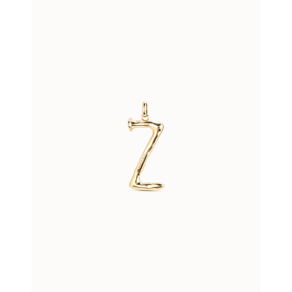 Unode50 18K Gold Plated Large Z Initial Charm - MococoUNOde50CHA0026-18KCharms