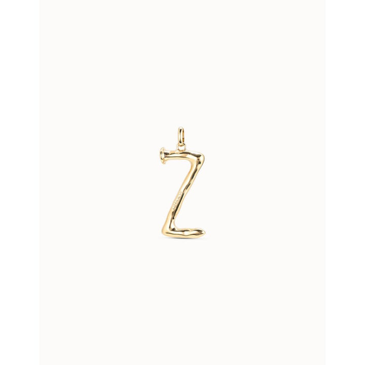 Unode50 18K Gold Plated Large Z Initial Charm - MococoUNOde50CHA0026-18KCharms
