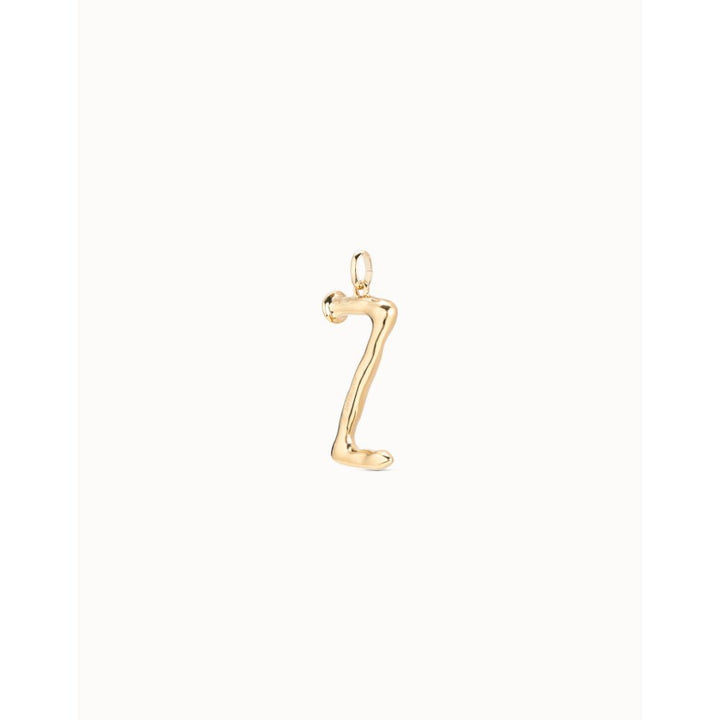 Unode50 18K Gold Plated Large Z Initial Charm - MococoUNOde50CHA0026-18KCharms and Links
