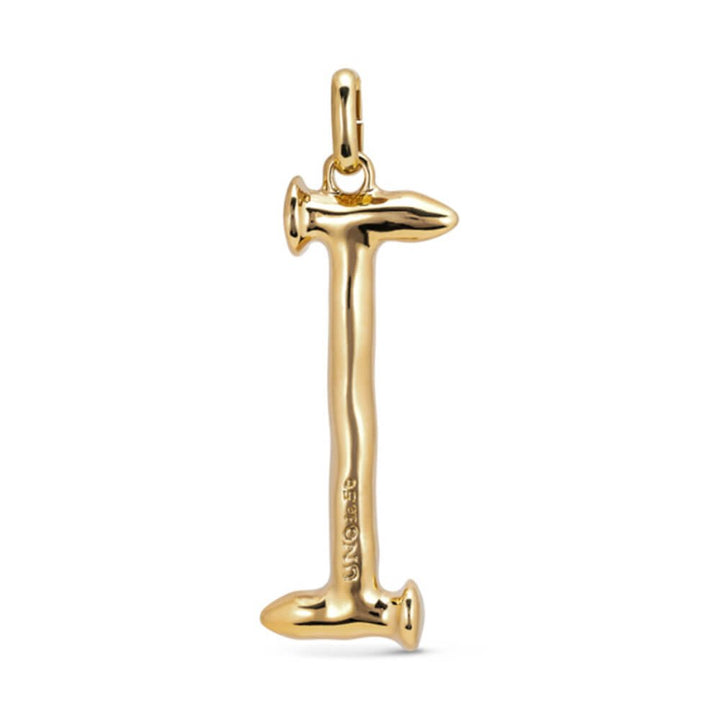 UNOde50 18K Gold - Plated Letter I Pendant - MococoUNOde50CHA0009ORO0000UCharms