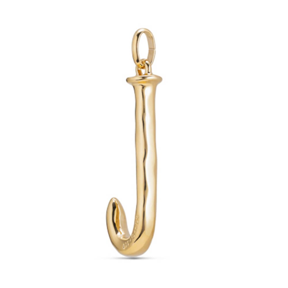 UNOde50 18K Gold - Plated Letter J Pendant - MococoUNOde50CHA0010ORO0000UCharms